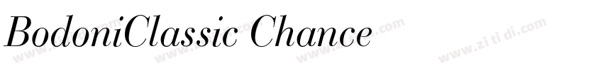 BodoniClassic Chance字体转换